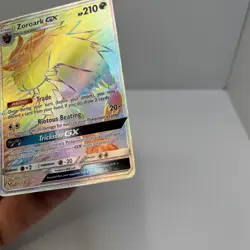 Pokemon TCG 2017 Zoroark GX 77/73 RAINBOW SECRET RARE [Card protector included] - Image 5