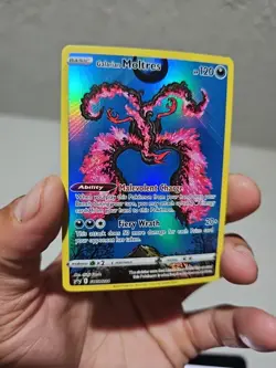 Pokemon Card Galarian Moltres SWSH284 Full Art Promo NM-ships fast - Image 1