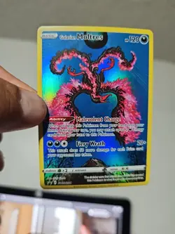 Pokemon Card Galarian Moltres SWSH284 Full Art Promo NM-ships fast - Image 3