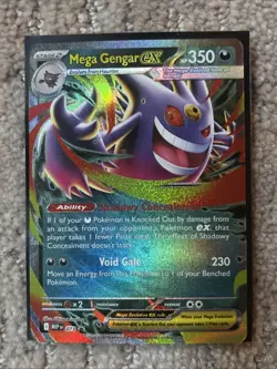 Pokemon TCG Mega Gengar EX 073 Black Star Promo Mega Moonlit Tin NM - Image 1