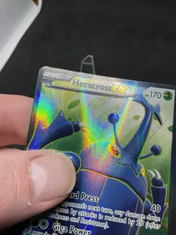 Heracross EX (105 Full Art) 105/111 XY - Furious Fists Holo Pokemon - Image 3