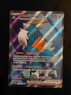 Pokemon Chaos Rising Cobalion 103/086 Full Art Ultra Rare - Image 1
