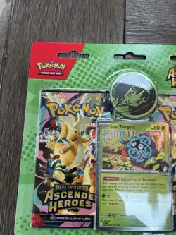 Pokemon TCG Ascended Heroes Erika's Tangela 2-Pack Blister NEW SEALED - Image 2