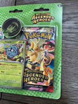 Pokemon TCG Ascended Heroes Erika's Tangela 2-Pack Blister NEW SEALED - Image 3
