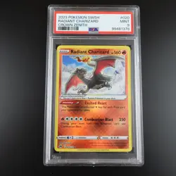 PSA 9 Radiant Charizard 020/159 Crown Zenith Holo Graded Pokemon Card - Image 1