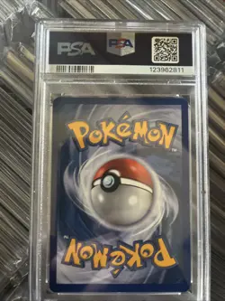 2010 Pokemon HGSS Triumphant Aggron Holo Rare PSA 8 - Image 3