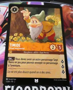 LORCANA TRADING CARD GAME TCG DISNEY CHAPTER 2 CARD Shy 1/204 FR TCG NM - Image 1