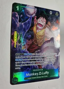 Monkey.D.Luffy Alt Art OP16-034 OP16 The Time of Battle NM One Piece - Image 2