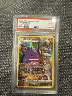 2022 Pokemon Lost Origin Gengar Trainer Gallery Card TG06/TG30 PSA 10 - Image 1