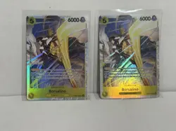 Bandai One Piece Card Game Borsalino EB04-058 Foil Parallel Lot of 2 NM - Image 1