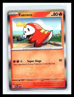 🔥 Fuecoco - SVP002 - Ultra Rare Holo Card - Pokemon Promo Scarlet & Violet - Image 1