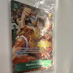 One Piece TCG OP-16 Monkey.D.Luffy P-135 Pre Release Winner Stamp - Image 4
