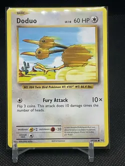 Pokemon XY Evolutions Doduo Common Card 69/108 - Image 1