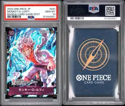 2023 One Piece Monkey D Luffy P-041 Bandai Game Fest 2023-24 World Tour PSA 10 - Image 3