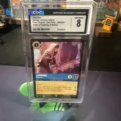 Disney Lorcana TCG Test Print Jasmine Disguised TFC 148/204 CGC 8 NM/Mint! - Image 1