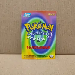 Pokemon Topps Dragonair Series E11 Card Lightly Played - Image 2