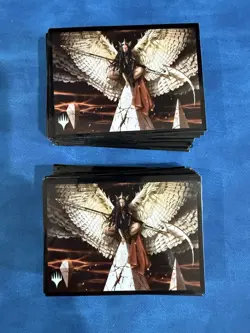 Kasla The Broken Halo USED Ultra Pro Sleeves MTG Magic The Gathering x100 - Image 1