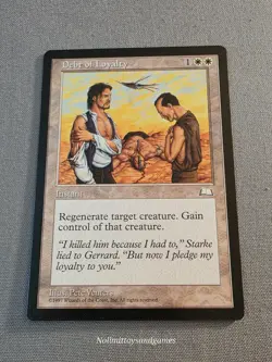 MTG Weatherlight Debt of Loyalty Magic The Gathering Rare - Image 1