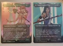 Ragnarok, Divine Deliverance Fang And Vanille Set MTG Final Fantasy SURGE FOIL - Image 2