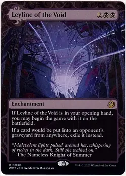 MTG Wilds of Eldraine Enchanting Tales Leyline of the Void (Rare) - Image 1