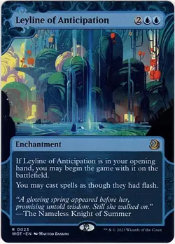 MTG Wilds of Eldraine Enchanting Tales Leyline of Anticipation (Rare) - Image 1