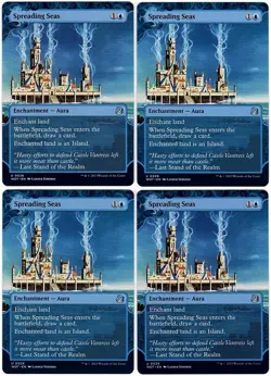 MTG Wilds of Eldraine Enchanting Tales Spreading Seas x 4 (Uncommon) - Image 1