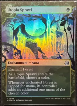 MTG Wilds of Eldraine Enchanting Tales Utopia Sprawl Foil (Uncommon) - Image 1