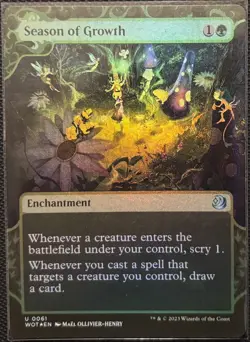 MTG Wilds of Eldraine Enchanting Tales Season of Growth Foil (Uncommon) - Image 1
