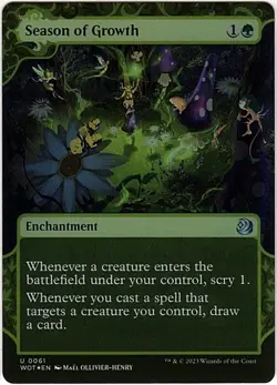 MTG Wilds of Eldraine Enchanting Tales Season of Growth Foil (Uncommon) - Image 2