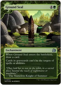 MTG Wilds of Eldraine Enchanting Tales Ground Seal Foil (Uncommon) - Image 2
