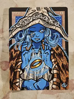 SOL RING 3RD REVISED MTG Magic Hand Painted Alter Ranni the witch! Elden Ring - Image 1
