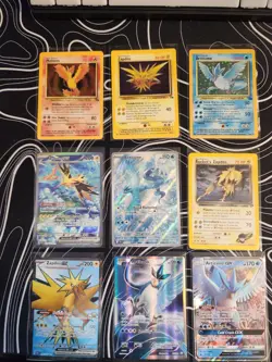 Zapdos, Moltres, Articuno Lot Of 9 Cards NM-LP Pokemon Cards - Image 1