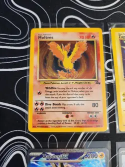 Zapdos, Moltres, Articuno Lot Of 9 Cards NM-LP Pokemon Cards - Image 3