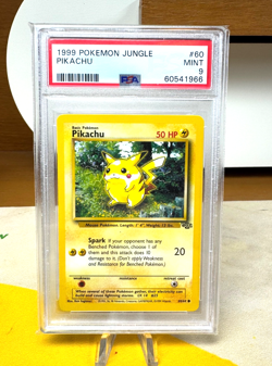 1999 Pokemon Jungle Pikachu #60 PSA 9 MINT - Image 1