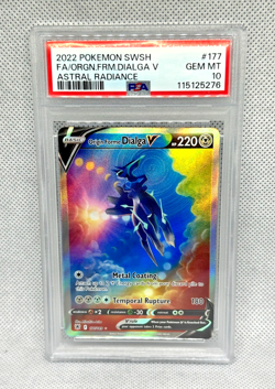 ORIGIN FORME DIALGA V #177 PSA 10 - 2022 POKEMON SWSH ASTRAL RADIANCE - Image 1
