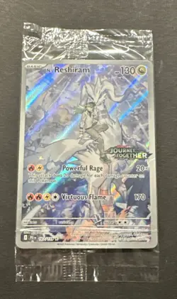 2025 POKEMON SCARLET VIOLET JOURNEY TOGETHER N’S RESHIRAM ILLUSTR. RARE PROMO! - Image 1