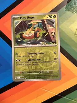 Mow Rotom Reverse Holo Common SV10: Destined Rivals 009/182 Pokemon NM - Image 1