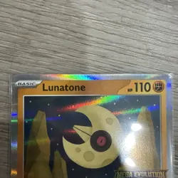 Lunatone Mega Evolution Stamped Build and Battle Promo 004 Pokemon IN HAND NEW - Image 2
