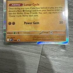 Lunatone Mega Evolution Stamped Build and Battle Promo 004 Pokemon IN HAND NEW - Image 3