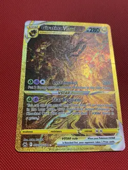 Giratina VSTAR (Secret) GG69/GG70 Crown Zenith: Gold Pokemon Card TCG Damaged - Image 3