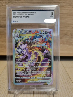 [NM] Mewtwo VSTAR SAR 221/172 s12a VSTAR Universe Pokemon Card Korean BRG 9 - Image 1
