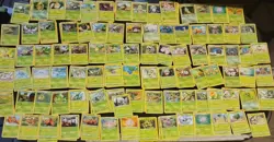 Grass Pokemon Card Lot - 154 Cards - From 2012-2019 - Image 1