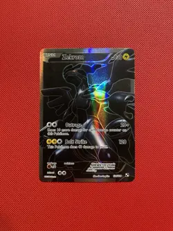 Zekrom (114 Full Art) 114/114 Black & White Holo Pokemon Card TCG - Image 1