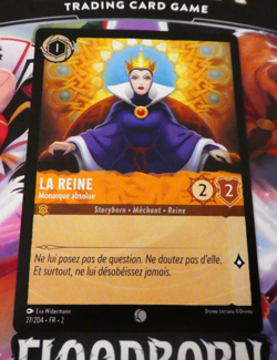 LORCANA TRADING CARD GAME TCG DISNEY CHAPITRE 2 CARTE LA REINE 27/204 FR NM - Image 1