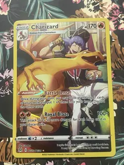 Pokemon Charizard TG03/TG30 Lost Origin Trainer Gallery English - Image 1