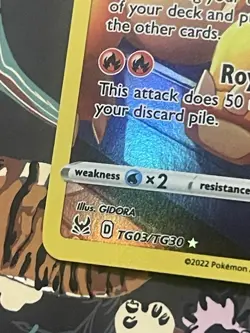 Pokemon Charizard TG03/TG30 Lost Origin Trainer Gallery English - Image 5