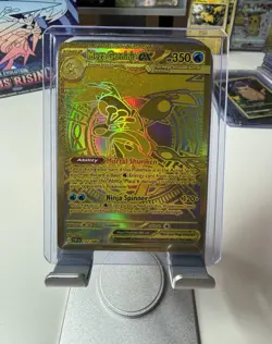 Pokemon TCG Chaos Rising Mega Greninja Ex Mega Hyper Rare 122/086 English Gold - Image 1