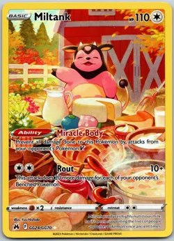 Miltank GG24/GG70 Ultra Rare Crown Zenith Galarian Gallery NM - Image 1