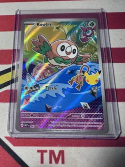 Pokemon TCG Rowlet MEP043 First Partner's Illustration Collection Promo NM - Image 1