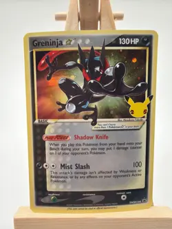 Greninja Gold Star SWSH144 - Celebrations ETB Promo Holo Pokemon TCG NM - Image 1